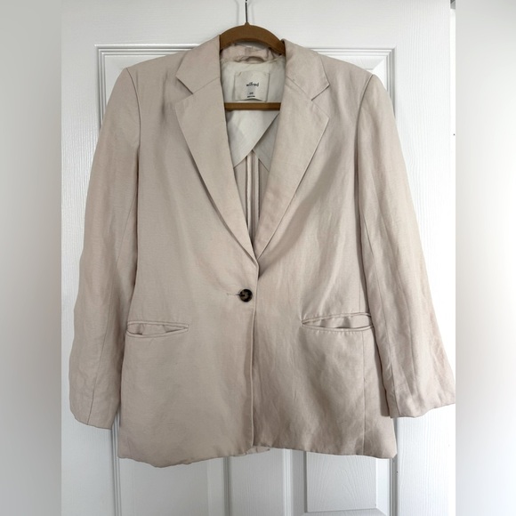 Aritzia Wilfred Off White Blazer size XXS - Picture 8 of 13